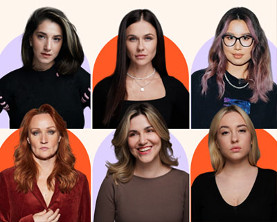 Женский юмор комиков с ТВ